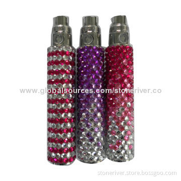 Ladies' E-cigarette Batteries with Factory Price, OEM Orders Welcomed